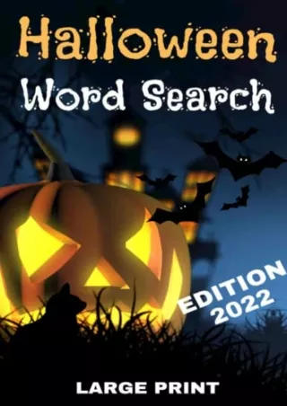 PDF_ Halloween Word Search Puzzle Books For Adults: Halloween Themed Word Find