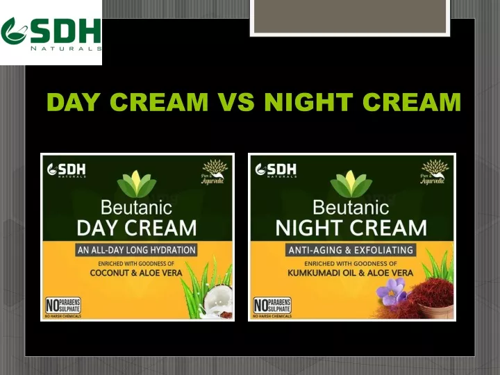 day cream vs night cream