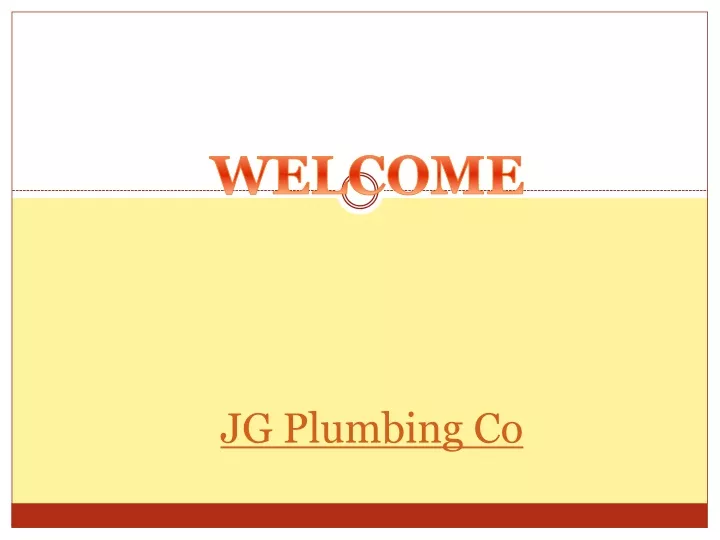 jg plumbing co