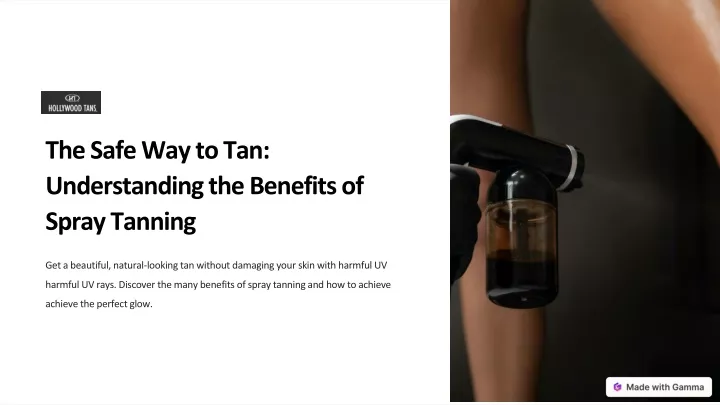 the safe way to tan understanding the benefits