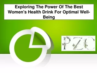Unleashing The Best Women's Health Drink For Optimal Well-Being