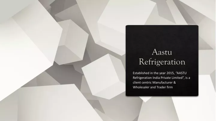 aastu refrigeration