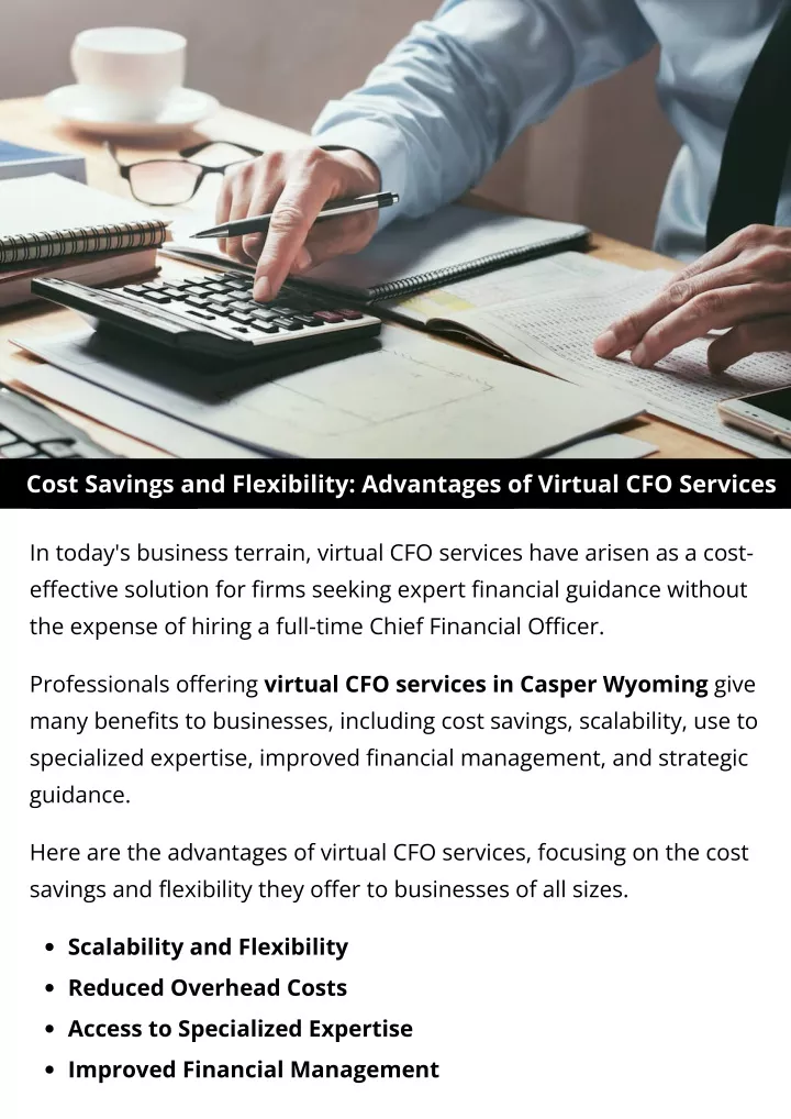 cost savings and flexibility advantages