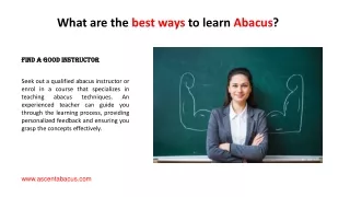 Ascent Abacus and Brain Gym: Discover the Best Abacus Classes in Gurgaon