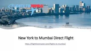 New York to Mumbai Direct Flight