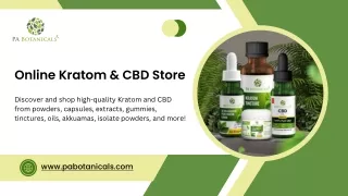 Shop  Online Kratom and CBD Store  PA Botanicals