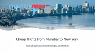 Cheap flights from Mumbai to New York
