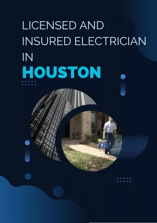 Licensed and Insured Electrician in Houston