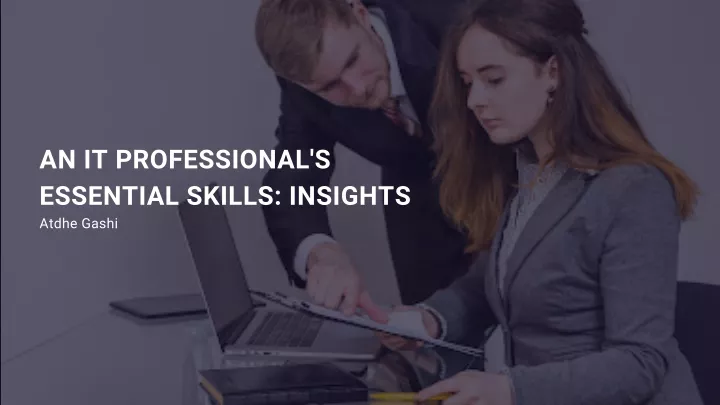 an it professional s essential skills insights