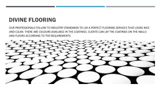 Epoxy Flooring Services in India