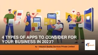 4 TYPES OF APPS TO CONSIDER FOR YOUR BUSINESS IN 2023