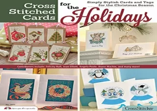 Ebook (download) Cross Stitched Cards for the Holidays: Simply Stylish Cards and