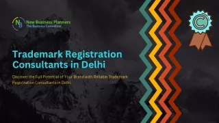 Trusted Trademark Registration Consultants in Delhi
