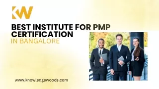 Best Institute for Pmp Certification In Bangalore