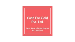 Gold Buyers in Ludhiana