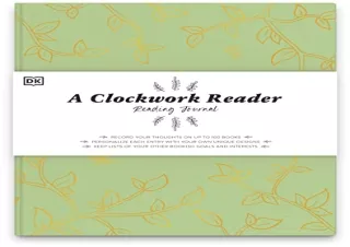 Pdf (read online) A Clockwork Reader Reading Journal