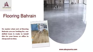 Flooring Bahrain