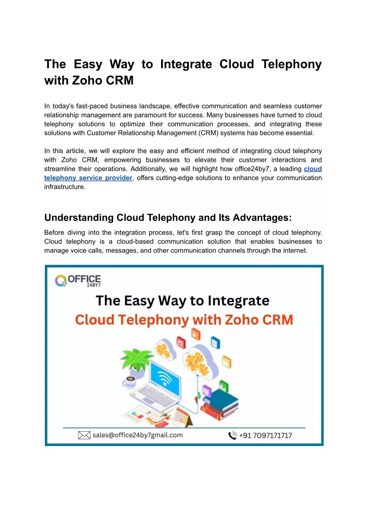 the easy way to integrate cloud telephony with