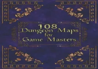 Download (PDF) 108 Dungeon Maps for Game Masters: GM aid for fantasy TTRPG's (Fantasy Tabletop Gaming Maps)