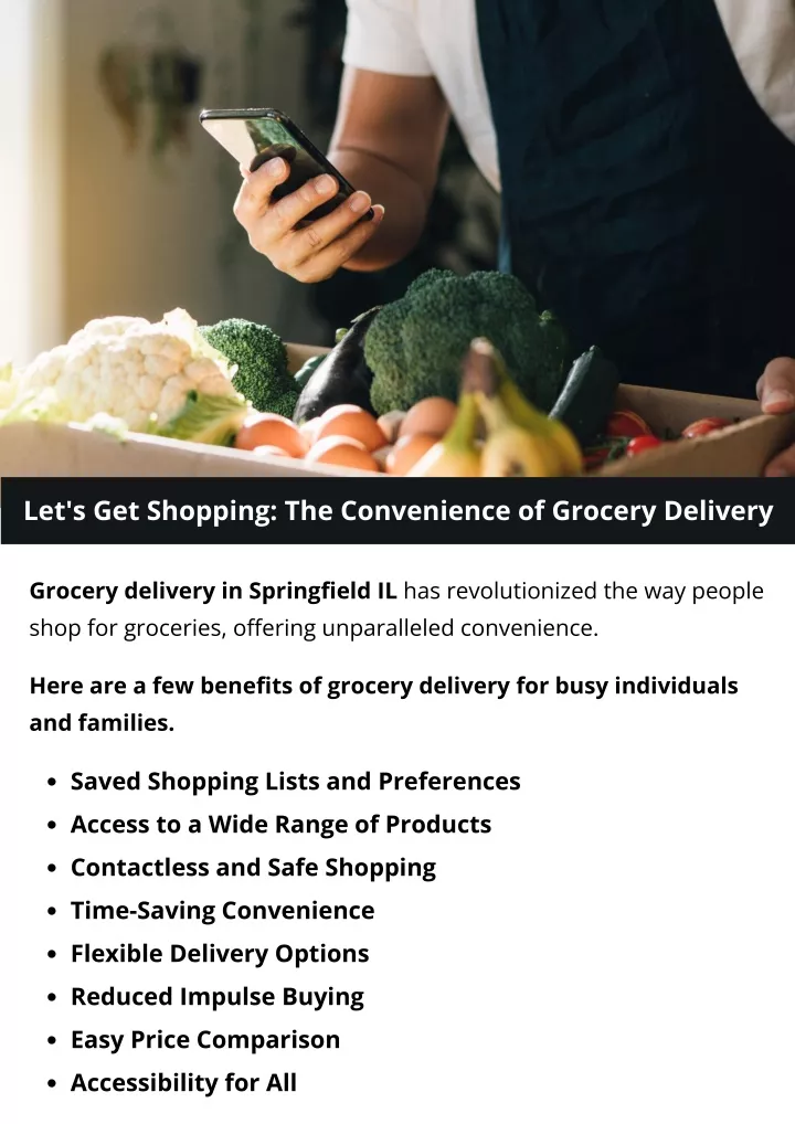 let s get shopping the convenience of grocery