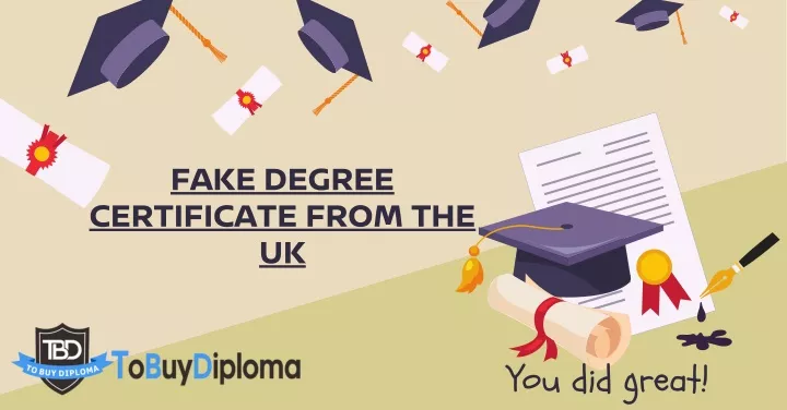 fake degree certificate from the uk