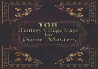 PDF Download 108 Fantasy Village Maps for Game Masters: Unique Town Maps, GM aid for TTRPGs (Fantasy Tabletop Gaming Map