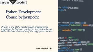 Python-Development-course-by-javatpoint