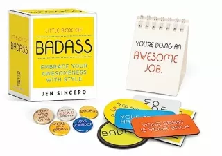 Pdf (read online) Little Box of Badass: Embrace Your Awesomeness with Style (RP Minis)