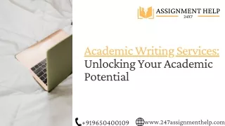 Academic Writing Services Unlocking Your Academic Potential