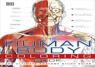 PDF Download The Human Body Coloring Book: The Ultimate Anatomy Study Guide (DK