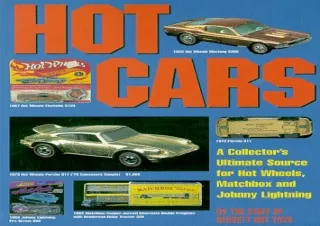 Download Hot Cars: A Collectors Ultimate Source for Hot Wheels, Matchbox and Johnny Lightning