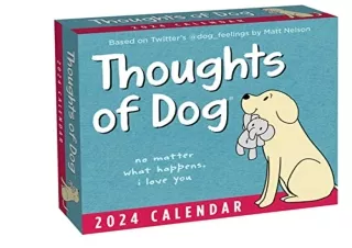 PDF Thoughts of Dog 2024 Day-to-Day Calendar