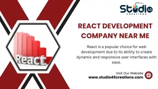 React Development Company Near Me