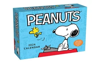 Pdf (read online) Peanuts 2024 Day-to-Day Calendar