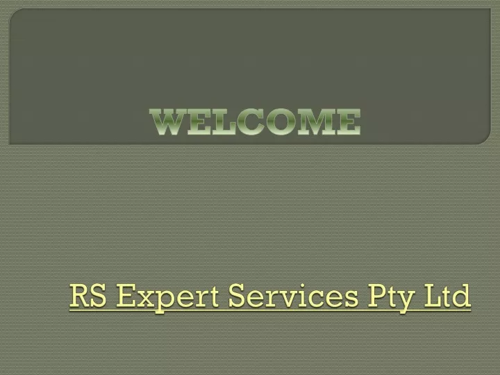 rs expert services pty ltd