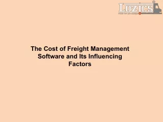 the cost of freight management software