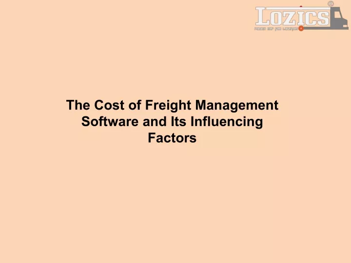 the cost of freight management software