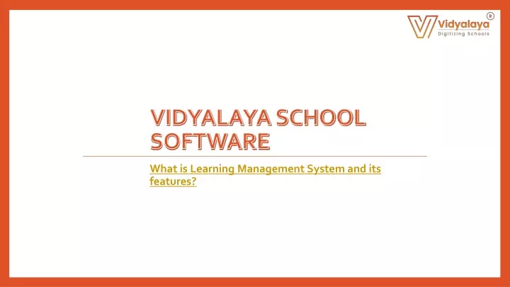 vidyalaya school software