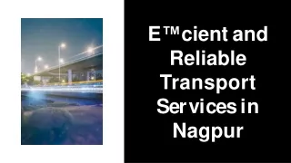 Goods Transport Services in Nagpur