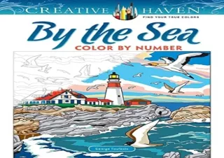 Ebook (download) Creative Haven By the Sea Color by Number (Adult Coloring Books