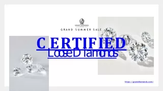 Certified Loose Diamonds