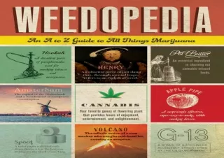 PDF Weedopedia: An A to Z Guide to All Things Marijuana free