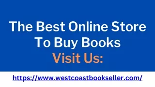 The Best Online Store To Buy Books - West Coast Bookseller