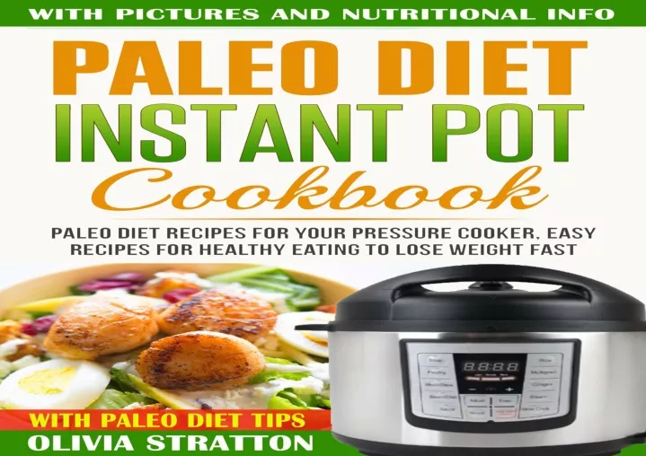 paleo instant pot cookbook paleo diet recipes