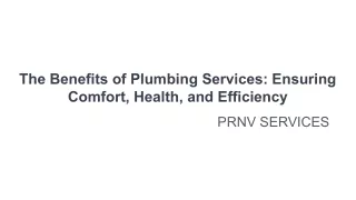 plumbing services