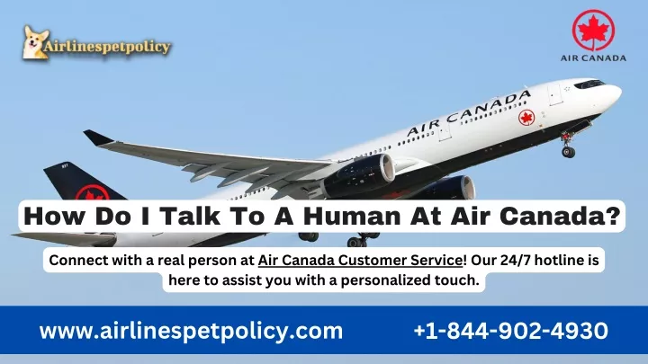 how do i talk to a human at air canada
