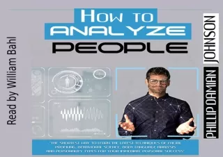 PDF How to Analyze People: The Shortest Way to Learn the Latest Techniques of Fa