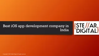 Best iOS app development company in India