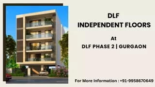 Dlf independent floors phase 2 Gurgaon price list, Dlf independent floors phase 