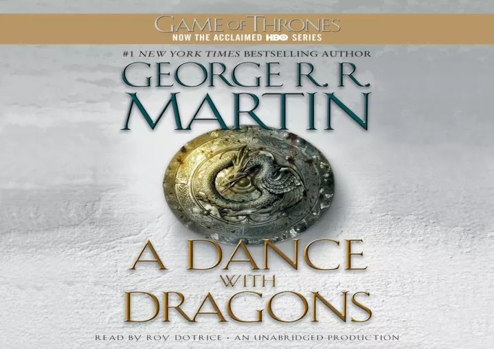 a dance with dragons a song of ice and fire book